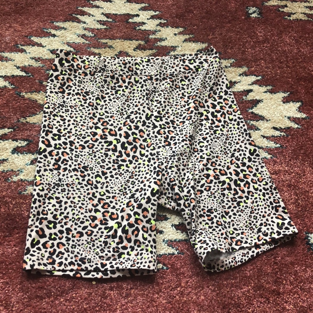 American Eagle Leopard Bike Short